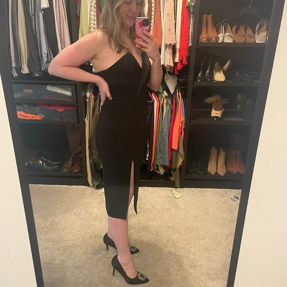 Jay Godfrey Tinsley Tuxedo Dress - Picture 6 of 14